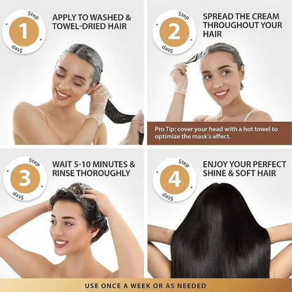 Hair Repair Collagen – Deep Nourishing Hair Mask for Dry & Damaged Hair